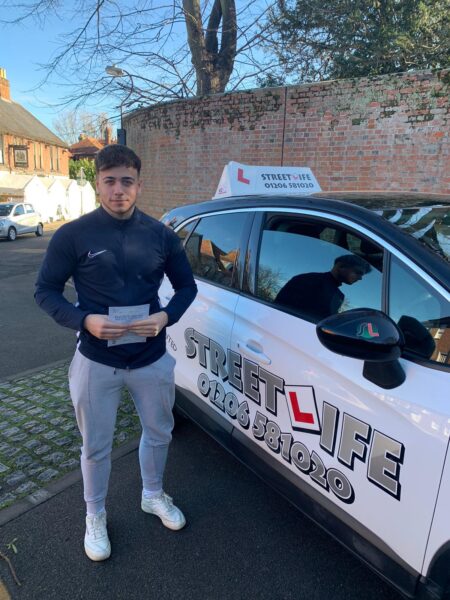 Congratulations on passing your test this morning Will . Well deserved